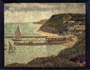 The Flux of Port en bessin Georges Seurat